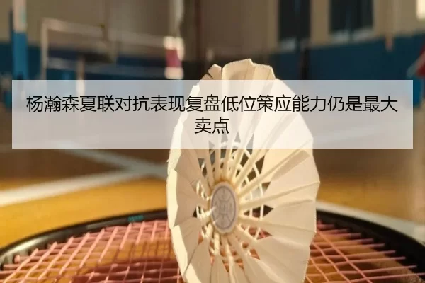 杨瀚森夏联对抗表现复盘低位策应能力仍是最大卖点